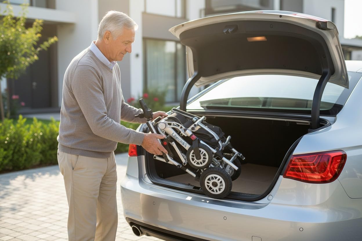 Silla de ruedas eléctrica Lena con mando a distancia