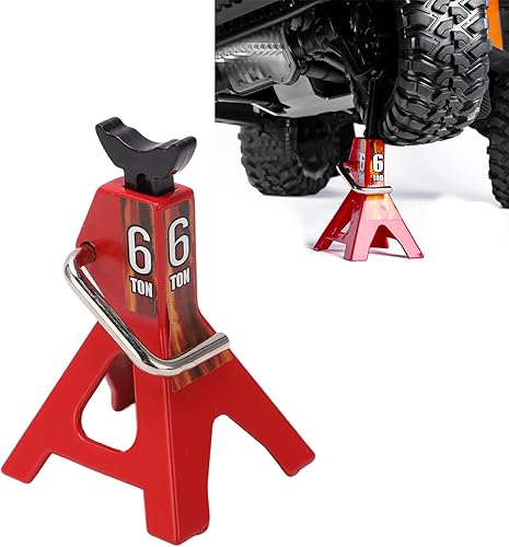 Miniatura 3 de Gato de elevación de vehículo a control remoto - Simulación de coche RC escala 1/10 Jack Stands Universal Ajustable Mini Jack Stand para 1/10 RC