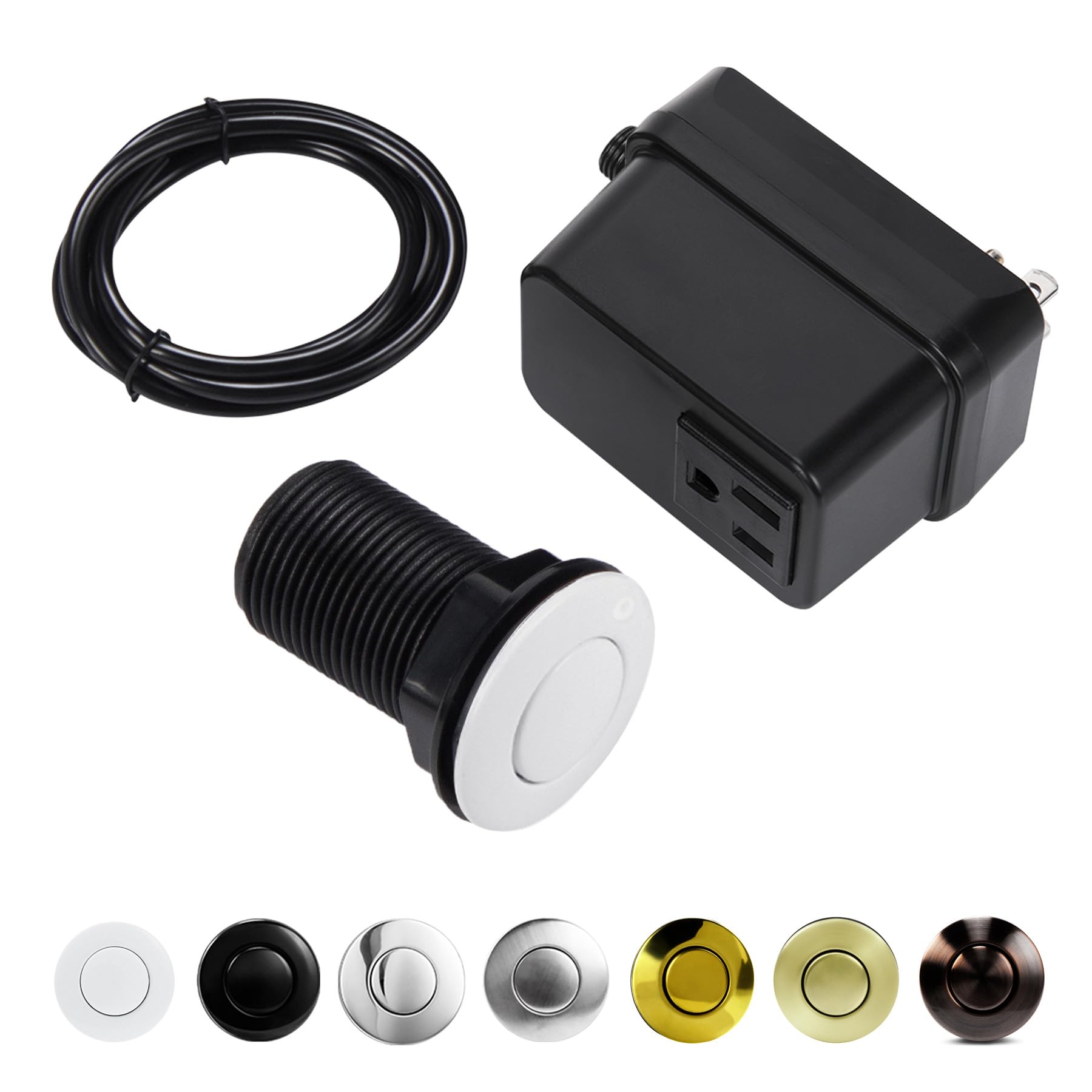 Waste(twice) - K CLEESINK Garbage Disposal Air Switch Kit Sink Top Switch