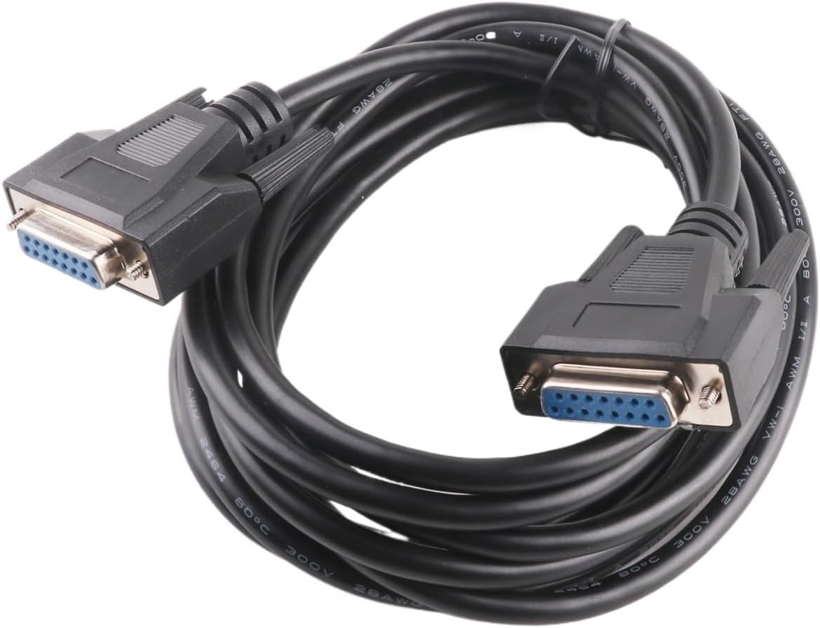 DB15 Pin to Pin Parallel Extension Cable(5M,Female to Male)