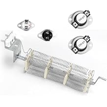 LA-1044 & LA-1053 Dryer Heating Element and Dryer Thermostat Fuse Kit L248-80F for Whirl-pool Ch-ef Ma-gic Dryer Replaces LA1044, PYET244AYW, AP4242494, LNC7764A71, PS2162280