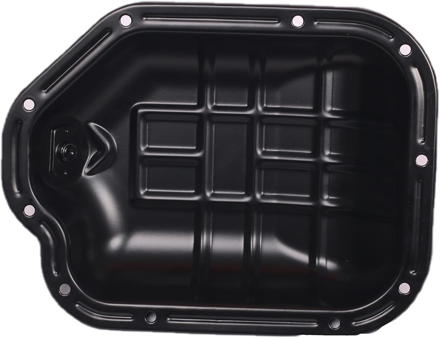 (V6 3.5L ONLY) Engine Oil Pan W/Drain Plug Compatible with Nissan Altima 2007-2016(3.5L) Murano 09-16 Pathfinder 2013-2016 Quest 11-14 3.5L V6 /Infiniti JX35 2013 QX60 2014/Replace 11110JA10D