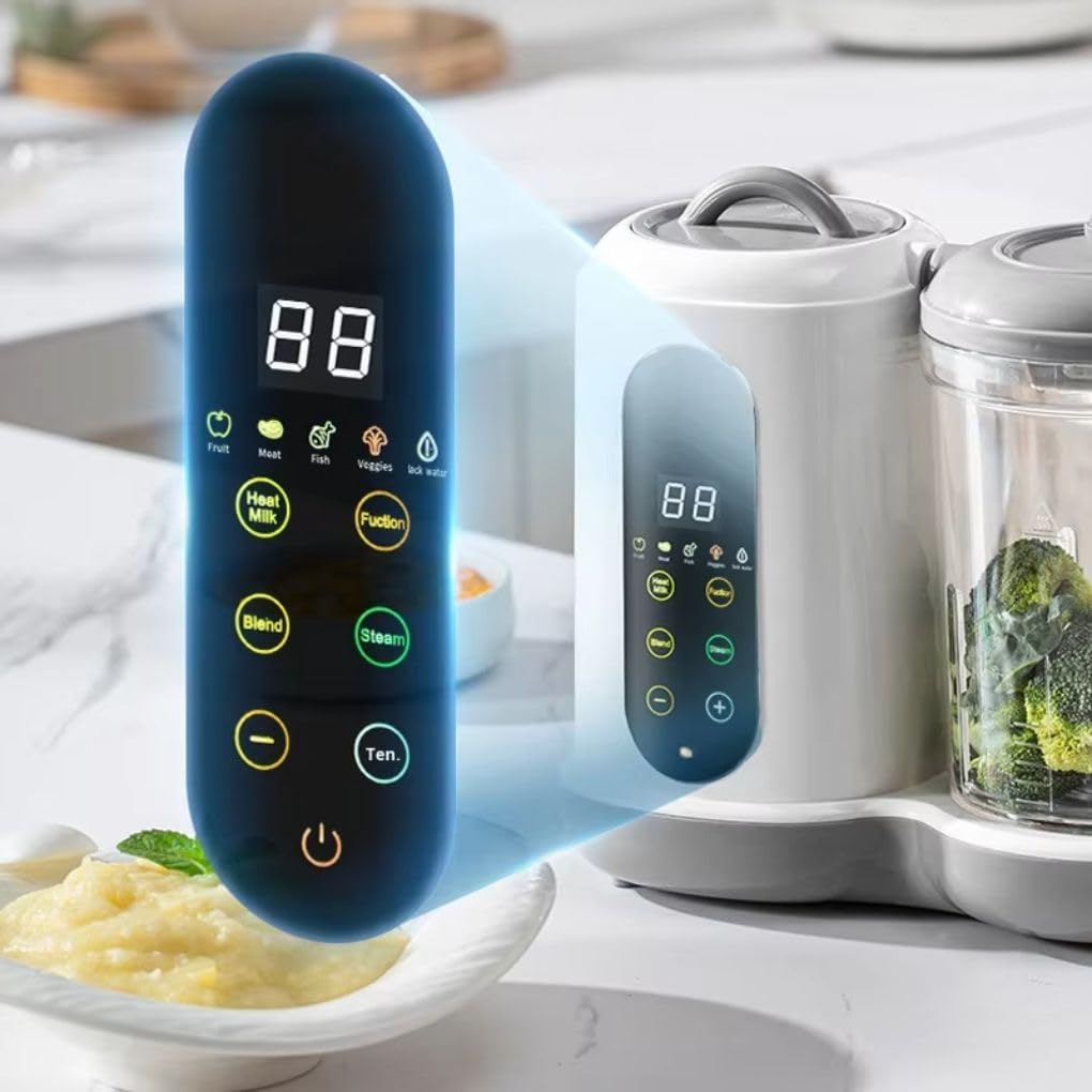 Baby Food Maker | All-in-One Baby Food Processor, Steamer, Blender & Grinder | Auto Cooking, Puree Maker & Sterilizer for Healthy Homemade Baby Meals