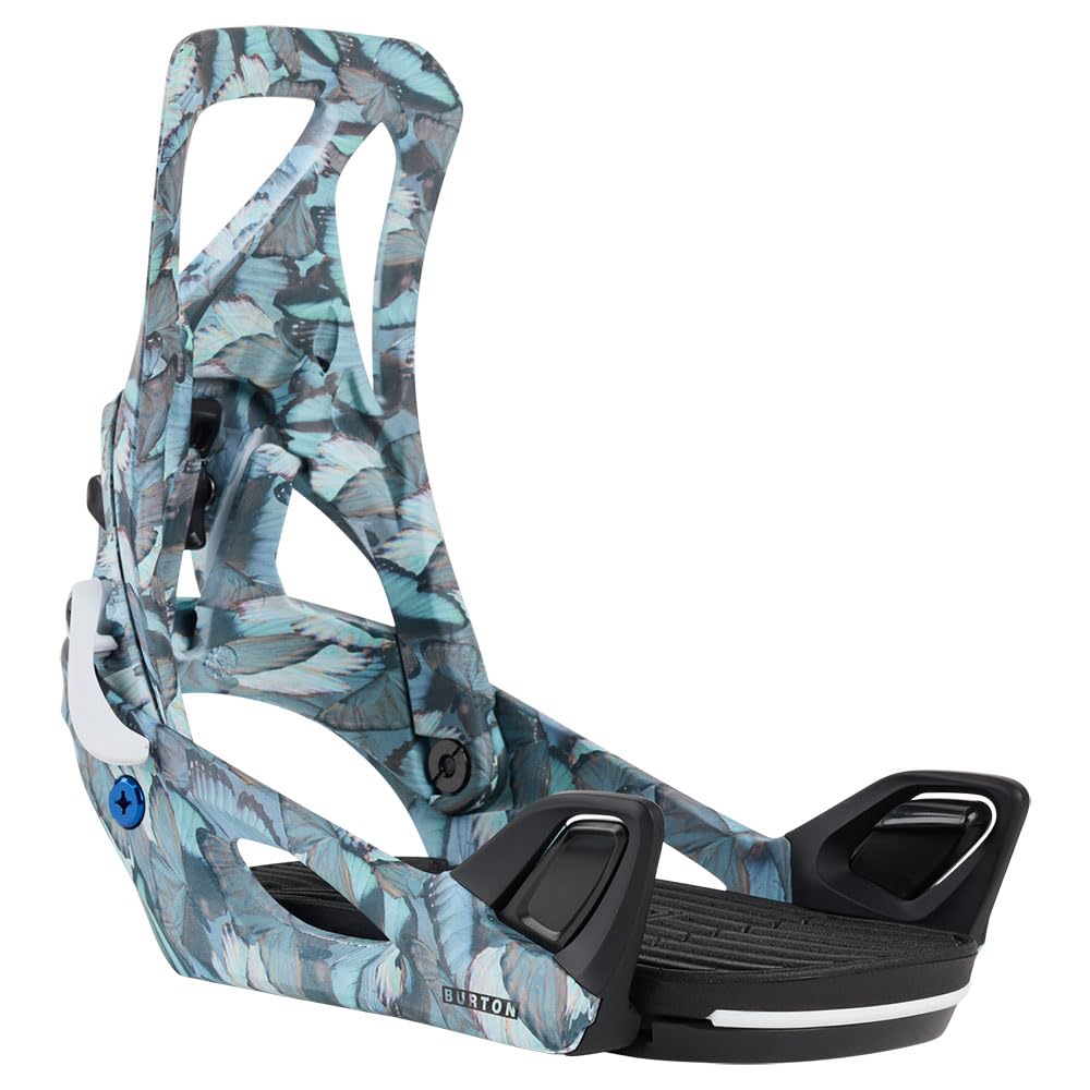 Burton - Fissaggio da snowboard Step on Blue Butterflies Donna - Donna - Blu