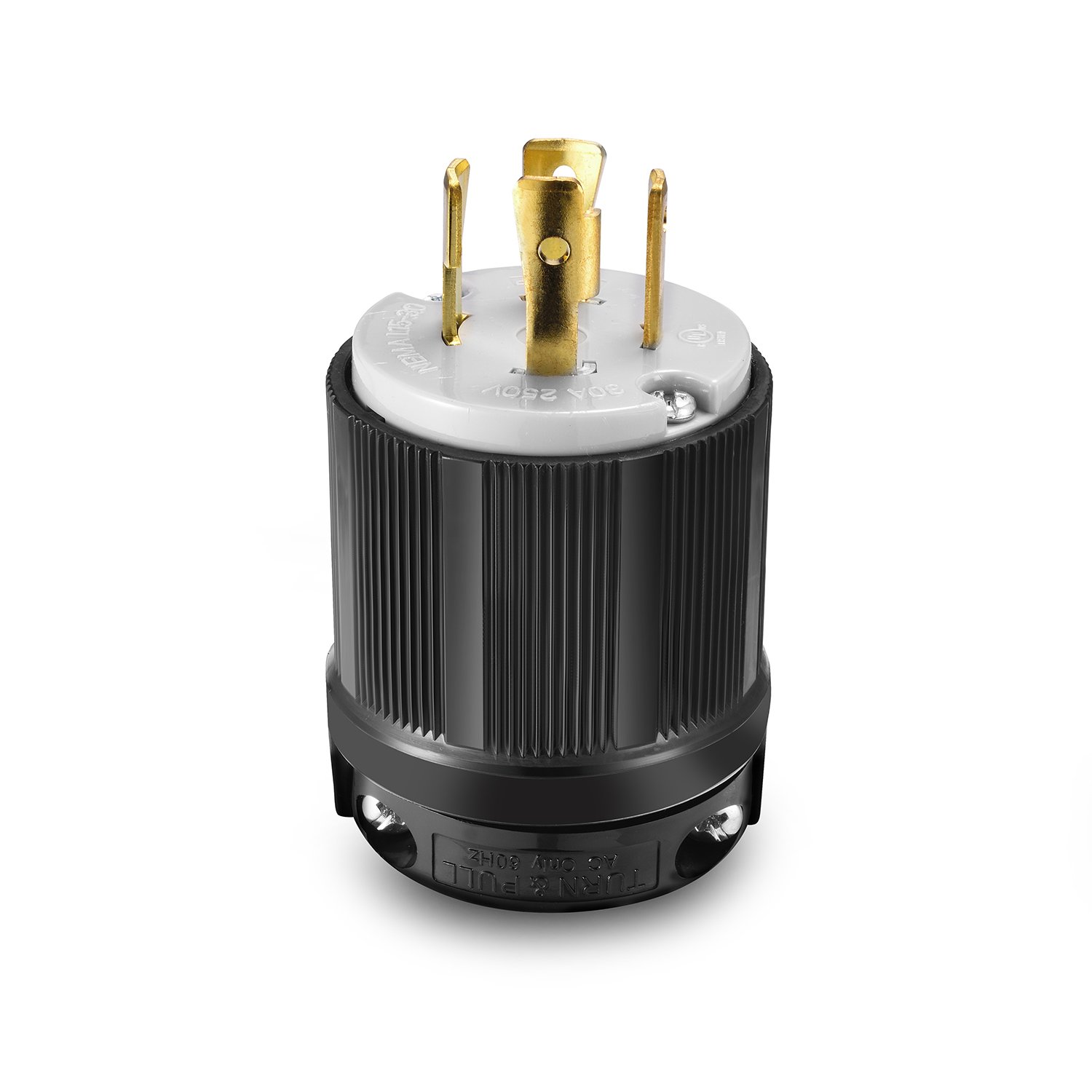 UL Elencati, Spina Di Bloccaggio, 30A, AC 250 V, NEMA L15-30P, 3 P