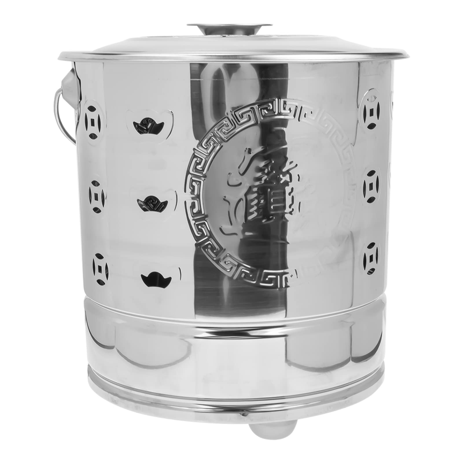 Buy GANAZONO Burn Barrel Yard Debris Incinerator Bin Stainless Steel