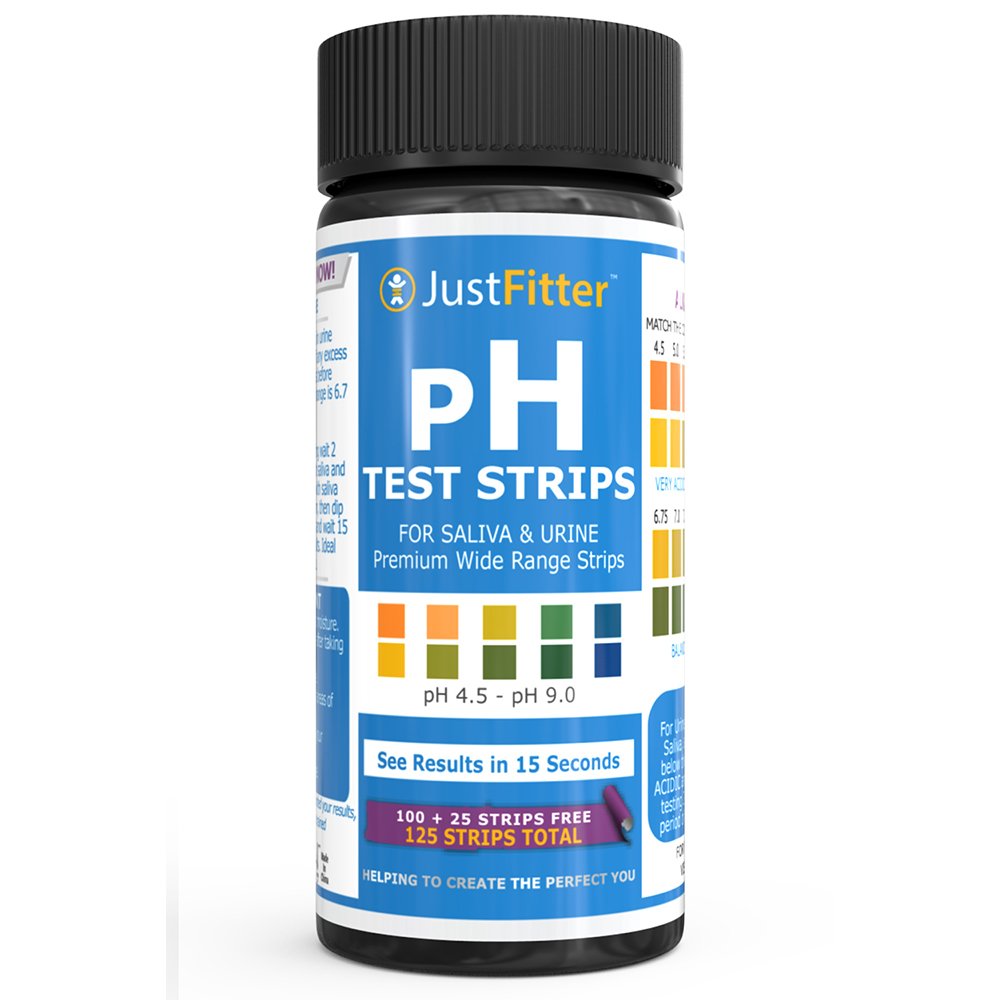 pH Test Strips for Testing Alkaline and Acid Levels in The Body. Track & Monitor Your pH Level