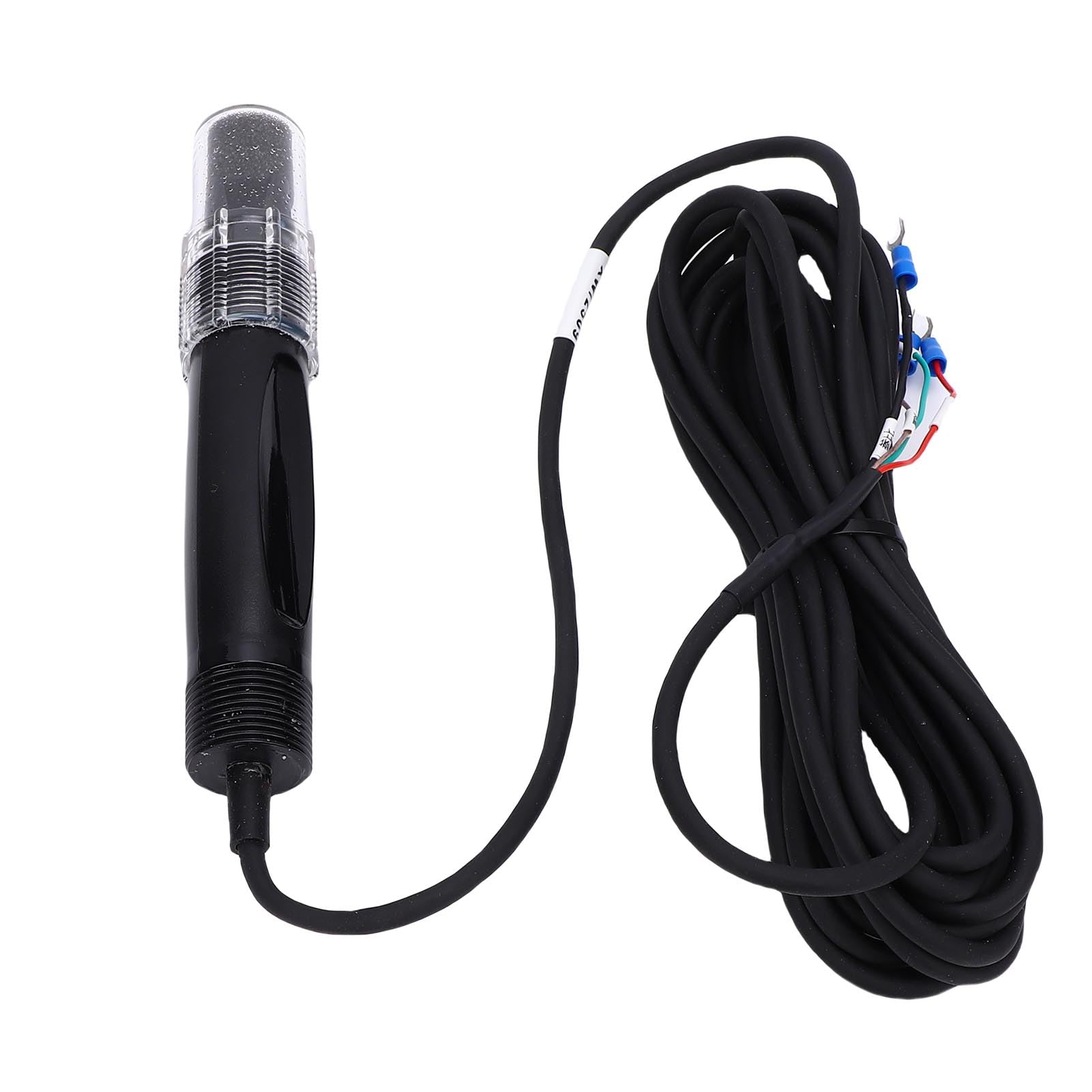 SIXRUN Sonda de Electrodo de PH Industrial Sensor de Alta Precisión con Compensación de Temperatura para Uso en Laboratorio Material ABS 1 Unidad