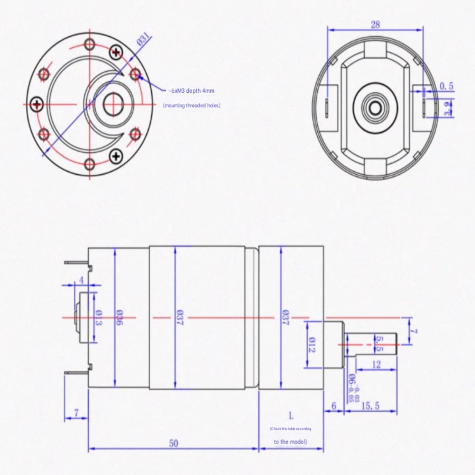 Facile sostituzione fai-da-te Motore con riduttore interamente in metallo DC 12V/24V 7-960 giri/min Coppia elevata 3-50 kg.cm Bassa velocità e indietro regolabile(24V 107RPM,D)