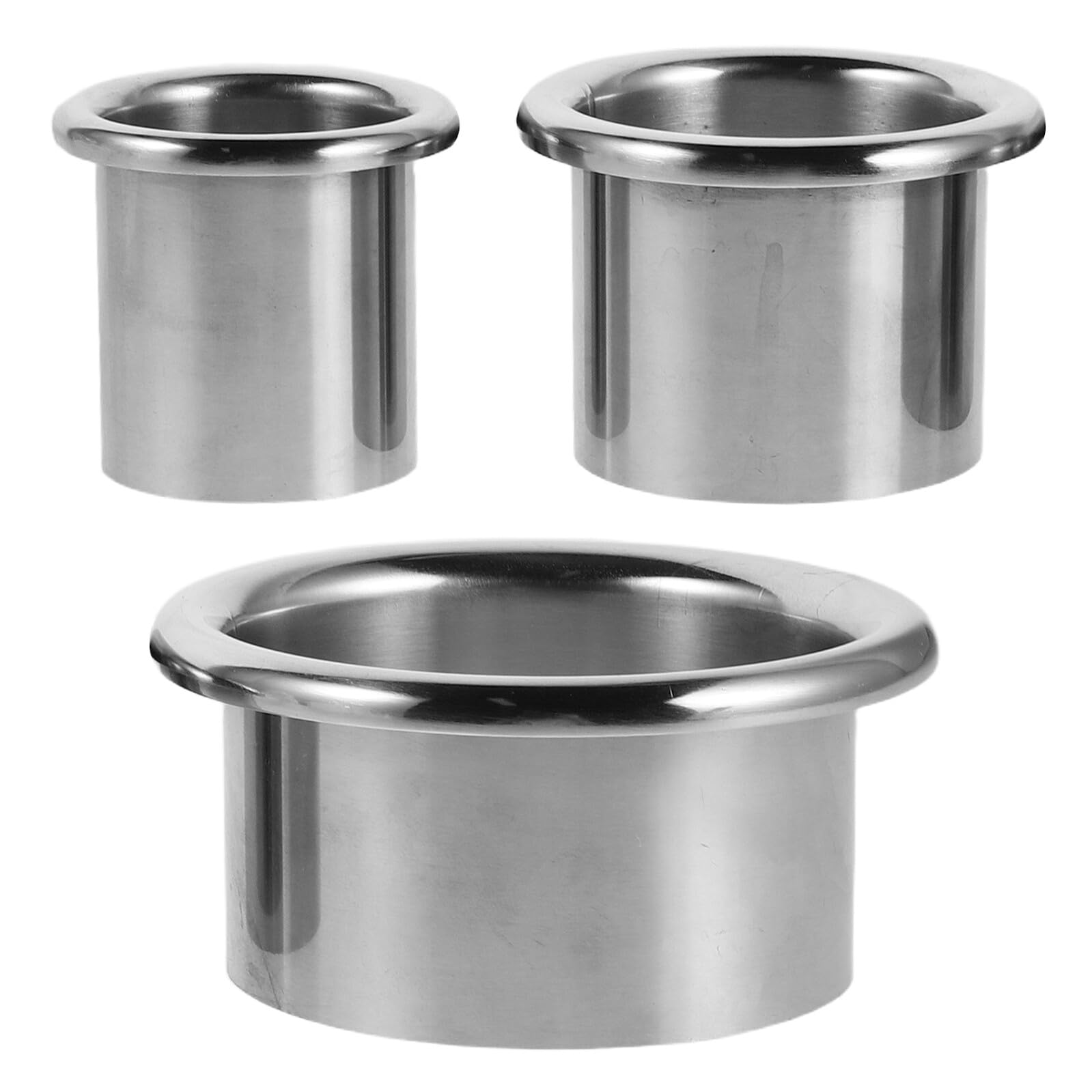 3 Piezas Soporte Metálico para Secador de Pelo de Acero Inoxidable, Organizador Compacto y Resistente para Herramientas de Peinado en Tocador y Escritorio