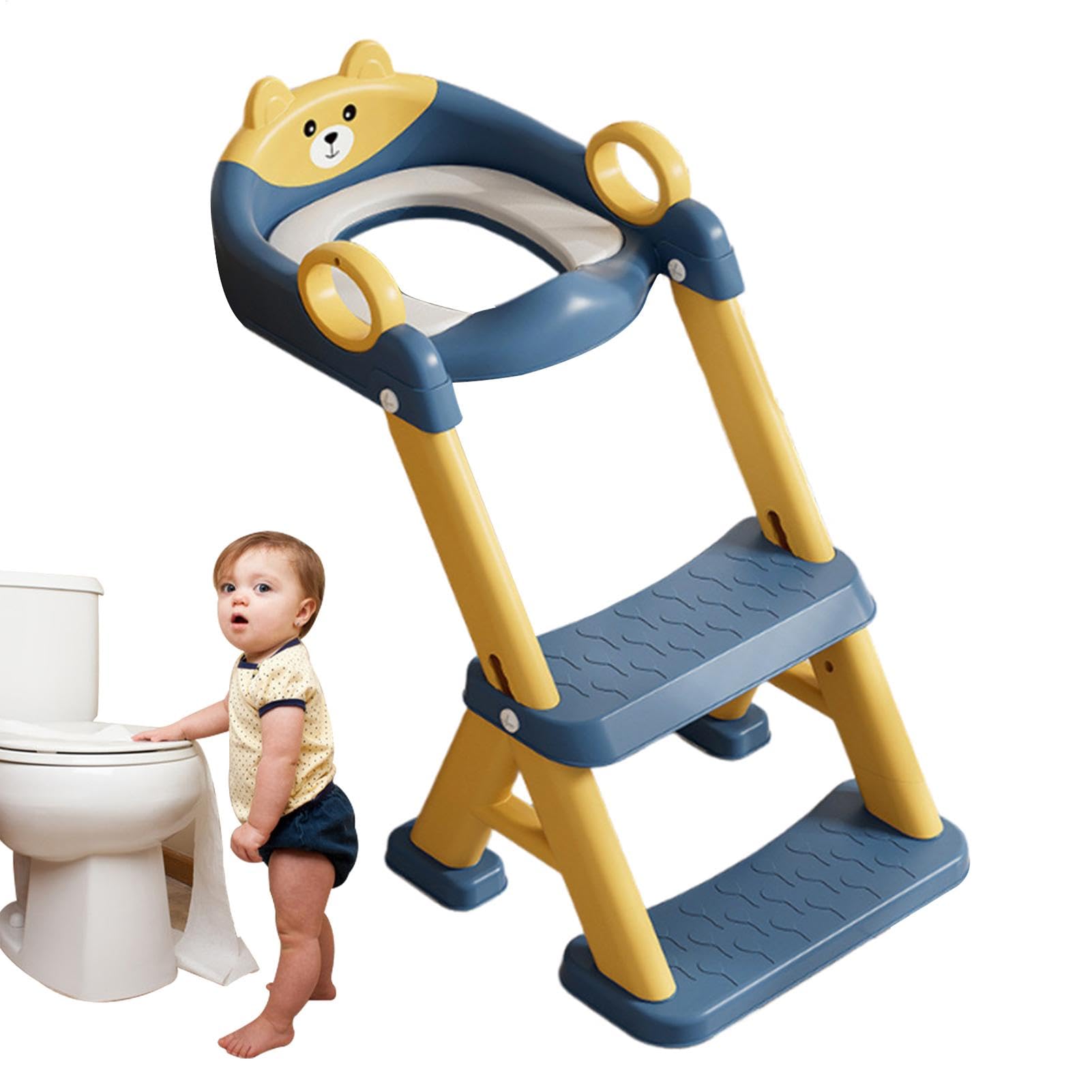 Sedile di allenamento con vasino per bambini, sedile del gabinetto Altezza | Strumenti per bambini pieghevoli Allenatore per bambini non slip p