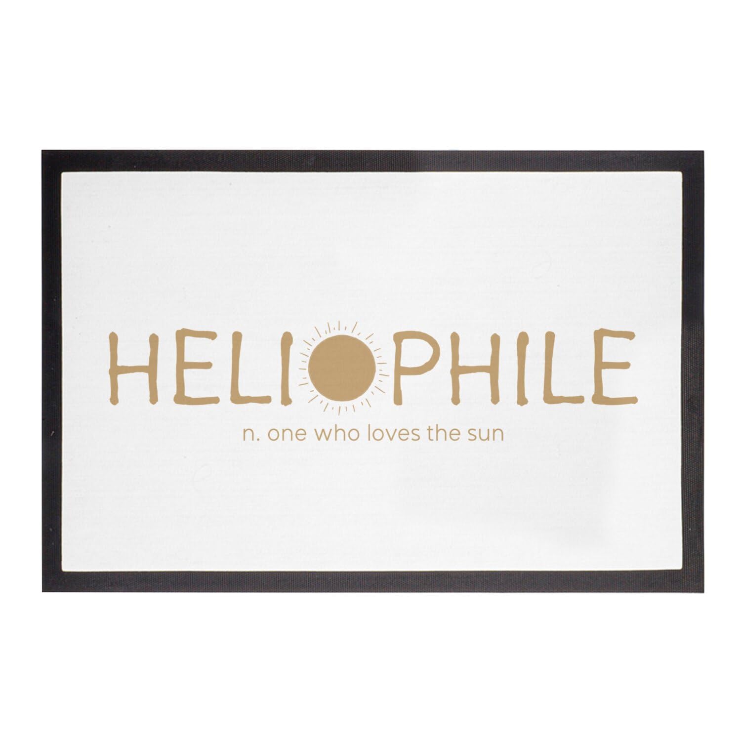 Paillasson Blanc Heliophile Definition Tapis Sol 75x50cm