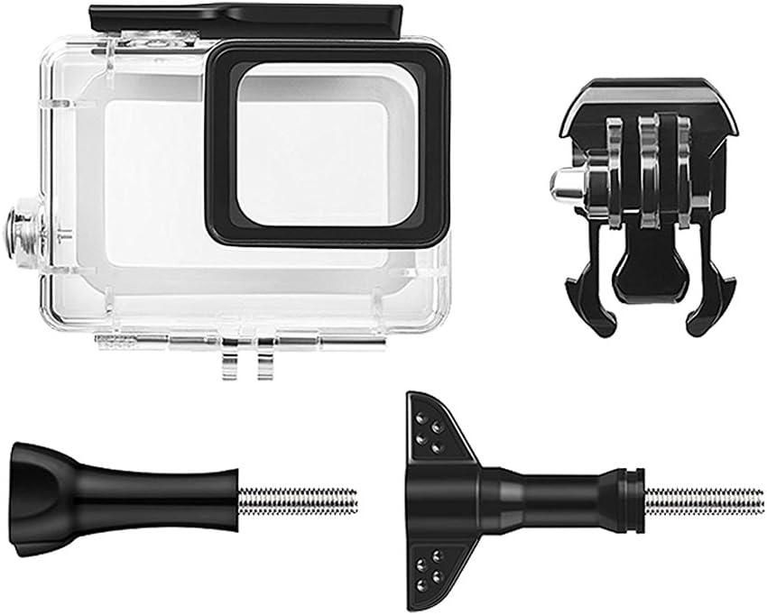 for GoPro Hero 7 Black Waterproof Housing Case - 45m Underwater Diving Shell with Bracket for GoPro Hero 6/5 & 7 Black Sports Action Camera
