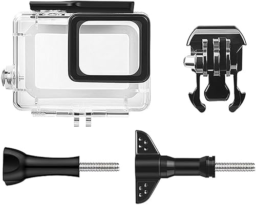 Miniatura 6 de GoPro Hero 7 - Carcasa impermeable negra para cámara de acción deportiva de 147.6 ft con soporte para GoPro Hero 6/5 y 7
