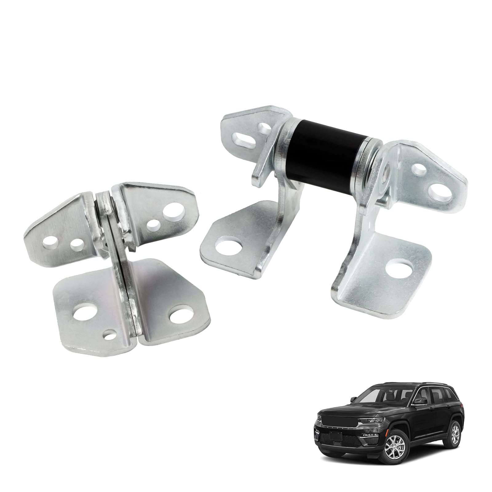 55113661AA 55113661AB Driver Side Front Door Hinges Upper & Lower Compatible with Jeep Grand Cherokee 2013-2023 Chrysler 300 2013 Dodge Charger Durango 2013-2023