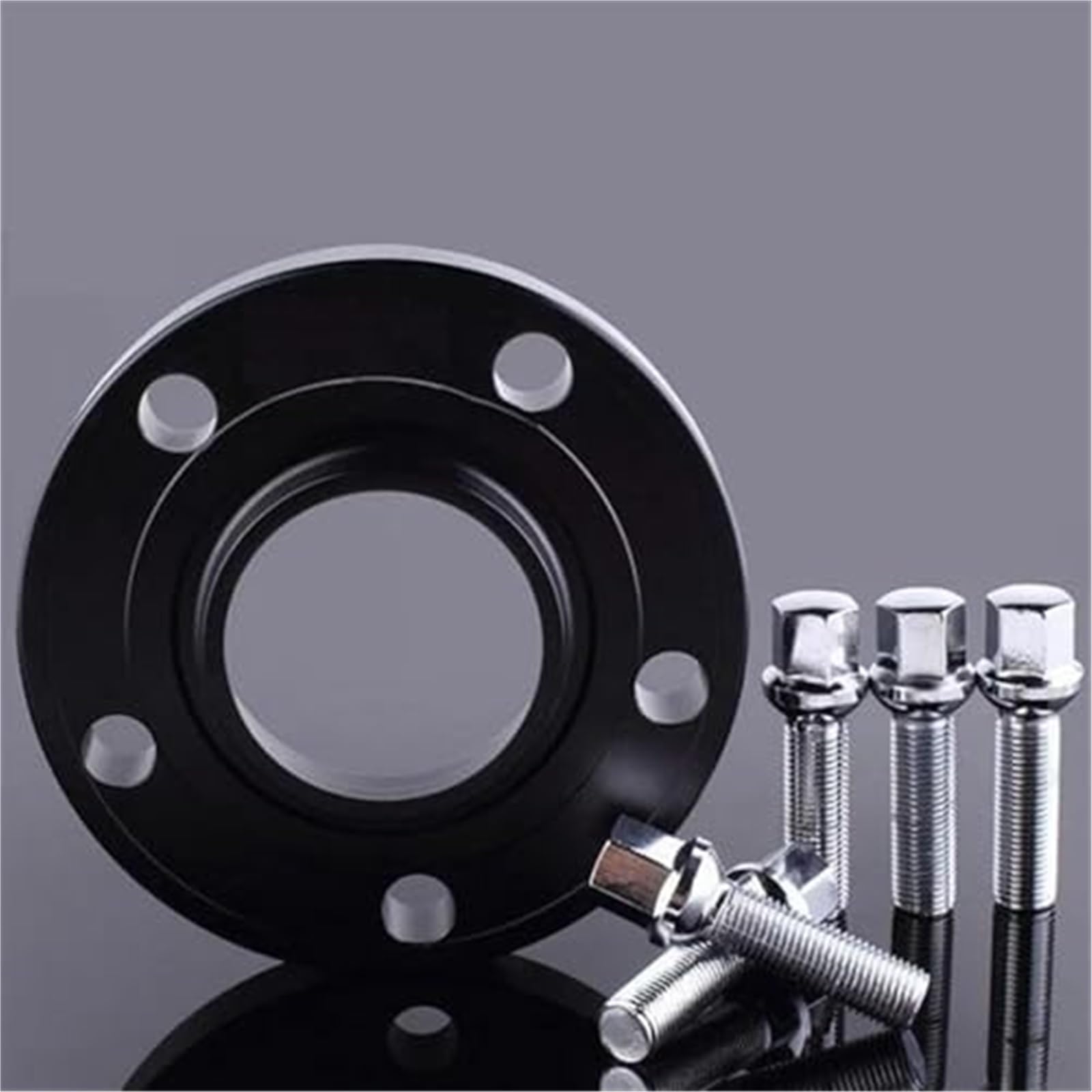 Dystanse Dystanse kół 5x112 Hubcentric 66.6 Akcesoria samochodowe 20mm Aluminiowy adapter do kół, do samochodów Separadores Shims Plate Dystanse kół samochodowych(BLACK 25mm)