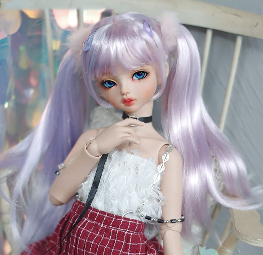 Amazon | 1/6 1/4 1/3 ドール用 耐熱 ウィッグ ロング ツインテール