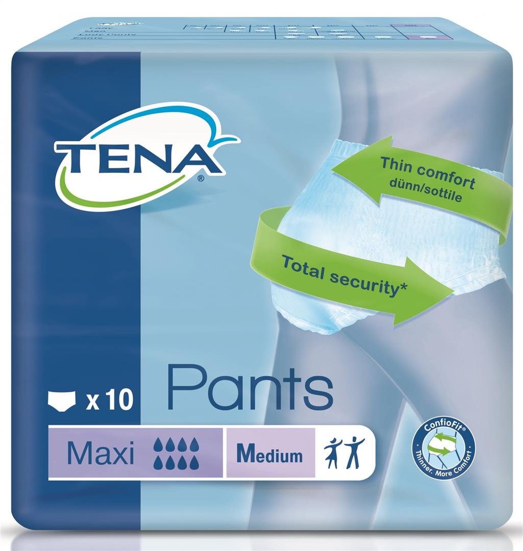 TENA Pants Maxi - Medium - 16 Packs of 10