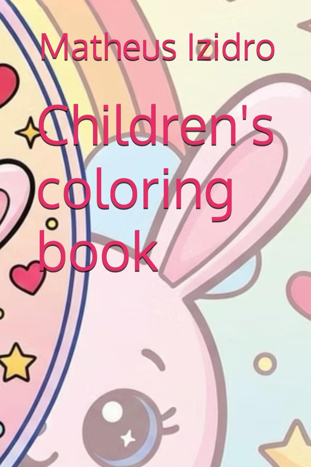 Children's coloring book: Fairy tale and little animals
