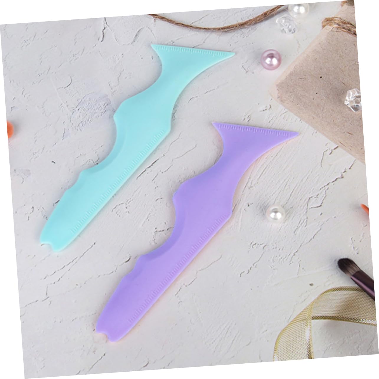 POPETPOP 6pezzi Stencil Per Eyeliner Silicone Strumenti Di Makeup Per Occhi Per Donne e Ragazze Facili Da Usare e Portatili Di Bellezza