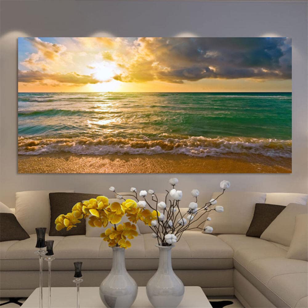 5D Diamond Painting Kit Fondale Marino 70x140cm – Tela Full Drill Rotondo Con Accessori