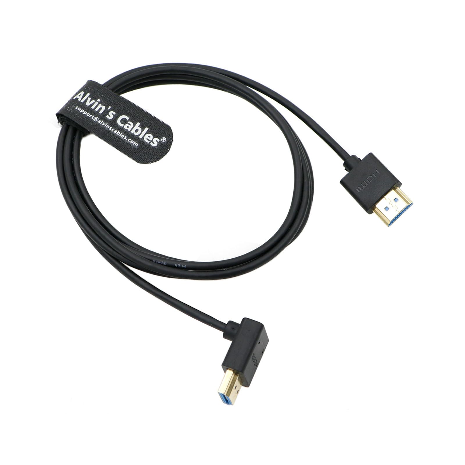 Alvin’s Cables 8K 2.1 Full HDMI Braided Coiled-Cable for Atomos Ninja-V 4K-60P Record from Z-CAM for Canon-C70, for Sony A7S3,A9,A74(18 to 28 Inch) — view 13