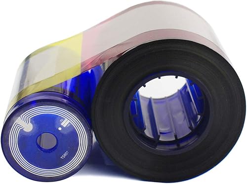 Miniatura 2 de 535000-003 Kit de cinta de color para impresora de tarjetas Datacard CP40 CP60 CP80, YMCKT 500 Imágenes (YMCKT)