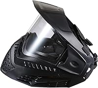Vista 4 de Lancer Tactical Máscara de Airsoft y Paintball de Rostro Completo de Alta Resistencia con Visor de Polietileno