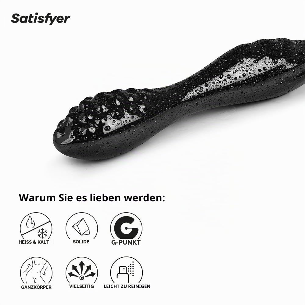 Satisfyer Dazzling Crystal 1 | G-Punkt-Dildo | Glasdildo | 22 cm | Sex Toys