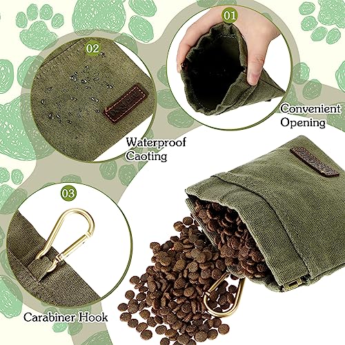 3 Pcs Dog Treat Pouch Hand Free Dog Treat Bags Training Pouch with Auto Closure and Metal Buckle Dog Walking Bag Dog Treat Holder Dog Snack Pouch Small Food Dispenser for Pet Puppy Travel 3 Pcs Dog Treat Pouch Hand Free Dog Treat Bags Training Pouch with Auto Closure and Metal Buckle Dog Walking Bag Dog Treat Holder Dog Snack Pouch Small Food Dispenser for Pet Puppy Travel