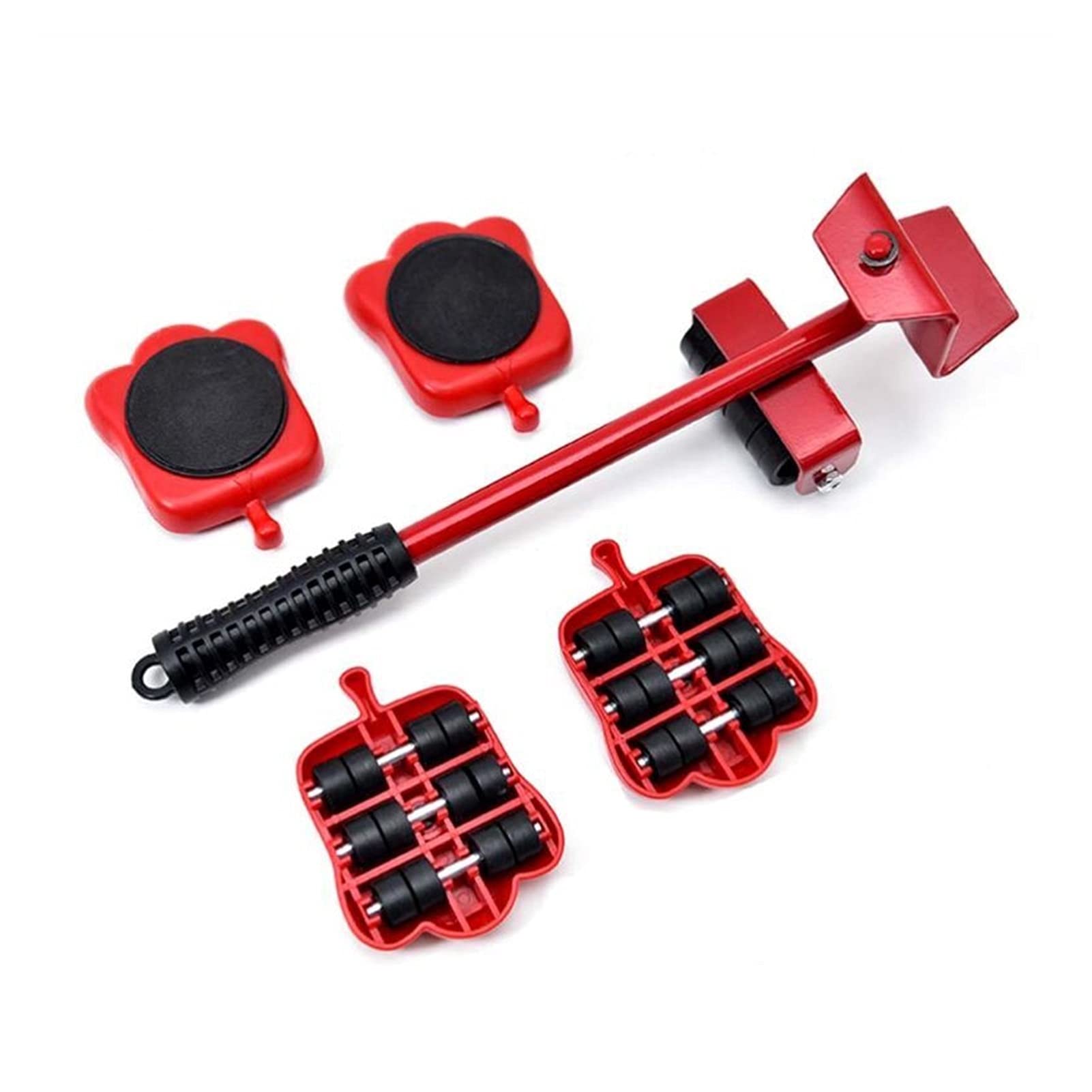 Podnośnik przyczepy, Meble mover narzędzie transportowy zestaw podnośnikowy Heavy Physping Ruchome Walcowe narzędzia Household Tools Profesjonalne zestawy,Odporny na korozję(GOLD)
