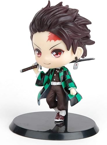 Miniatura 7 de Figuras de Demon Slayer GK Hashibira Inosuke, colección de estatuas de figuras para regalos de cumpleaños, PVC, 3 pulgadas, Kimetsu no Yaiba