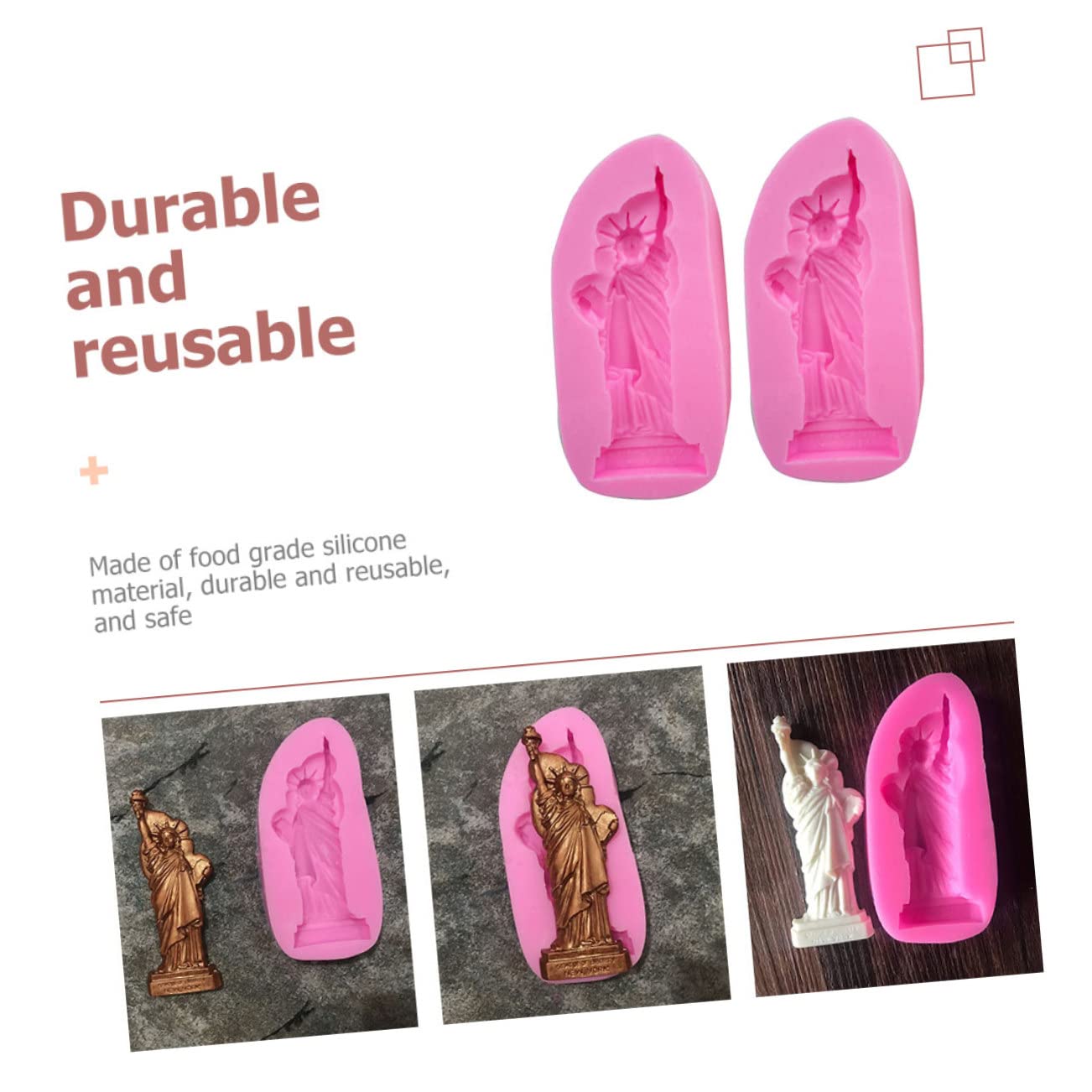 PLAFOPE 6pièces Moules Silicone Pour Pudding Et Glacée Moule Pour Bâtonnets De Fromage Et Lollipops Matériau Alimentaire Design Créatif Et Pratique