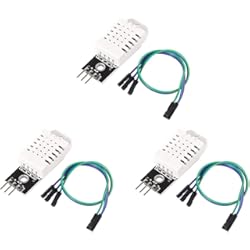 Arduino Control De Temperatura Y Humedad Dealikee 3 unidades DHT22 módulo de sensor de humedad de temperatura digital 3V-5.5V medición de humedad con cables Dupont para Arduino Raspberry Pi 2 3