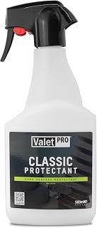 ValetPRO Classic Protective, Weatherproof Car Interior and Outer Protection, for Plastic, Rubber, Tyres and Leather Surfaces, with UV Protection - 500 ml Spray Bottle