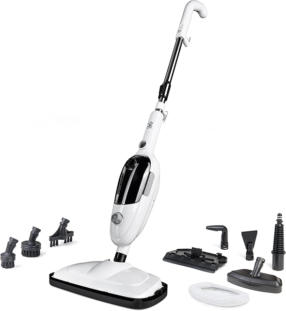 Avalla T-9 High Pressure Steam Mop, Double the Cleaning Power, Combi-Clean Handheld Mode, Large 450ml Tank