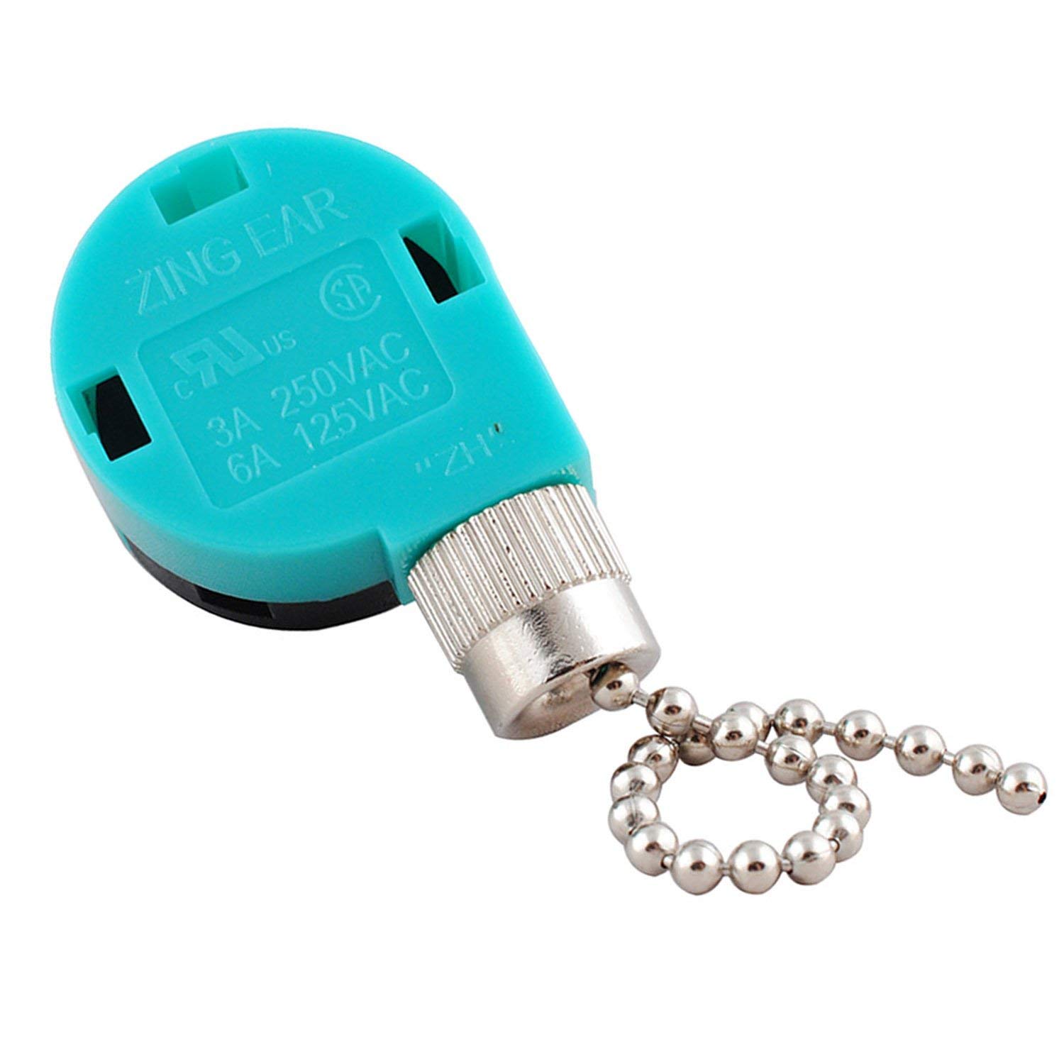 ZE-268S6 & ZE-208S6 Switch 3 Speed Pull Chain Control Fan Switch,4 Wire Replacement Switch for Zing Ear Ceiling Fan, Appliances,Lamps by Ketofa