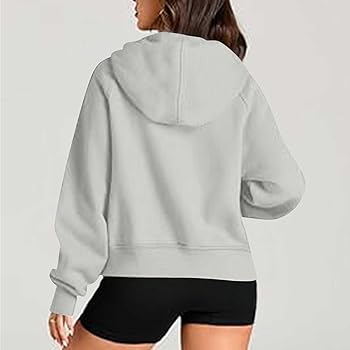 Amazon.com: ESCBUKI of Day 2024 Black Zip Up Hoodie 1/4 Zip