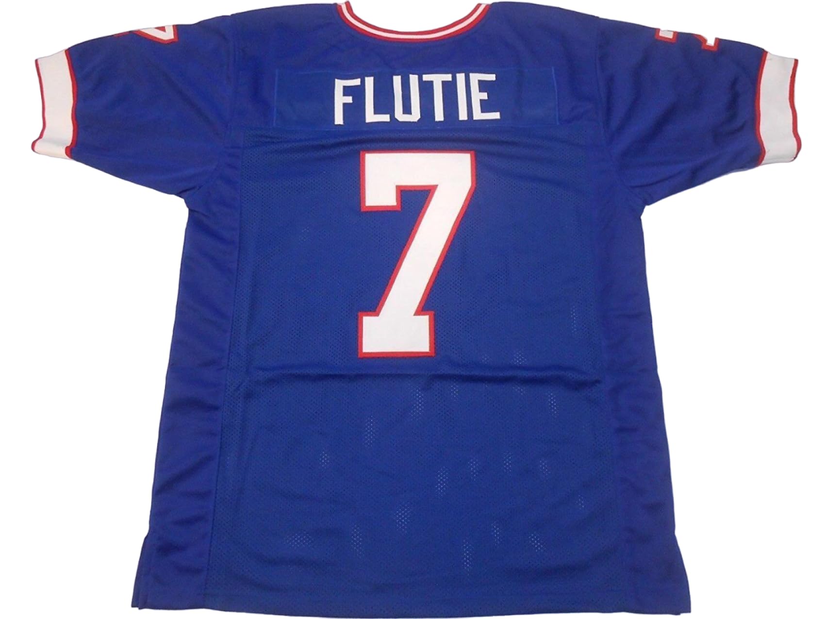 Doug Flutie Custom Jersey Stitched Blue Football New No Brand/Logos (US, Alpha, Large, Regular, Regular, Blue)