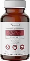 Vista 1 de JUST INGREDIENTS Suplemento de berberina – Fórmula de apoyo a base de hierbas de 30 cápsulas con Berberis Aristata orgánica – Tradicionalmente
