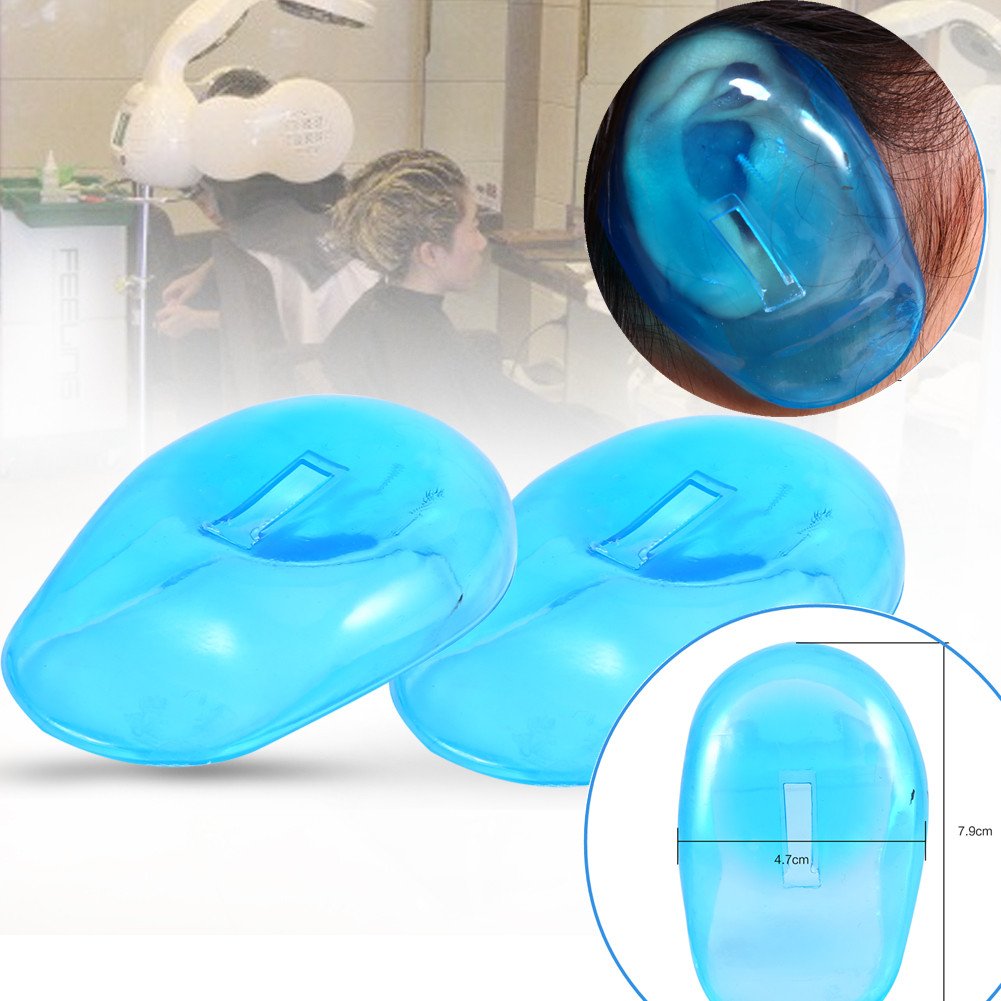 ZJchao Hairdressing Salon Accessory Set for Barbers and Hair Stylists, Includes Hairspray Mask, Hair Clips, Ear Covers, Neck Brush, Shampoo Pot and Spray Bottle