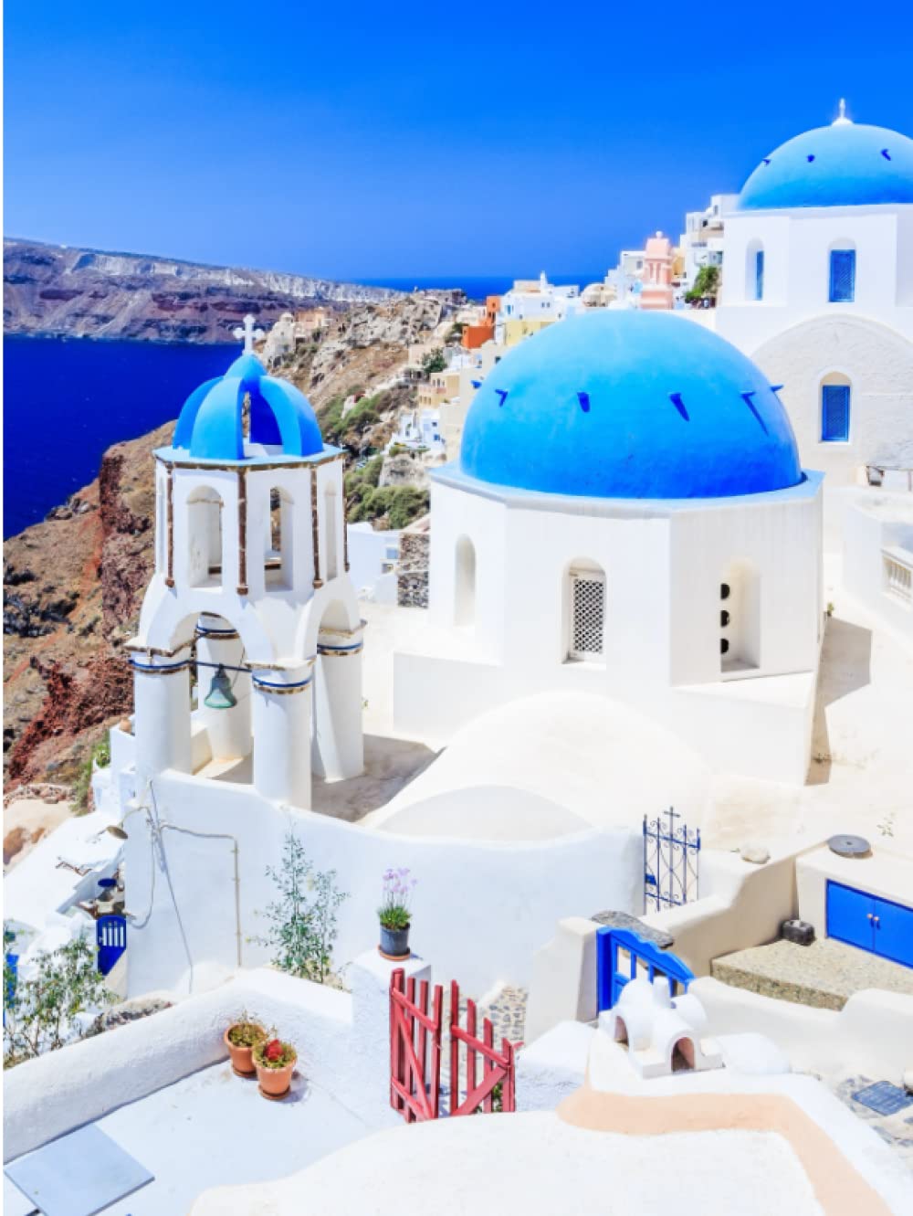 Greece: Decorative Coffee Table Book/Perfect for Home Staging/Stacking on Tables/Home Decor Book/Blank Lined Book      Hardcover – April 26, 2022