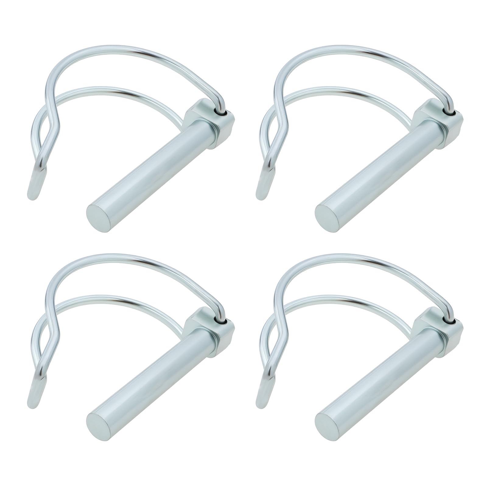 AS Axis Spindleon 4pcs D-Type Double Wire Latch Pins 10x60mm Compatible with Ifor Williams Trailers