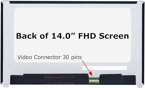 Miniatura 2 de SCREENARAMA Nueva pantalla de repuesto para Dell Latitude 7490 7480 FHD 30pin no táctil 1920x1080 IPS pantalla LED LCD mate con herramientas