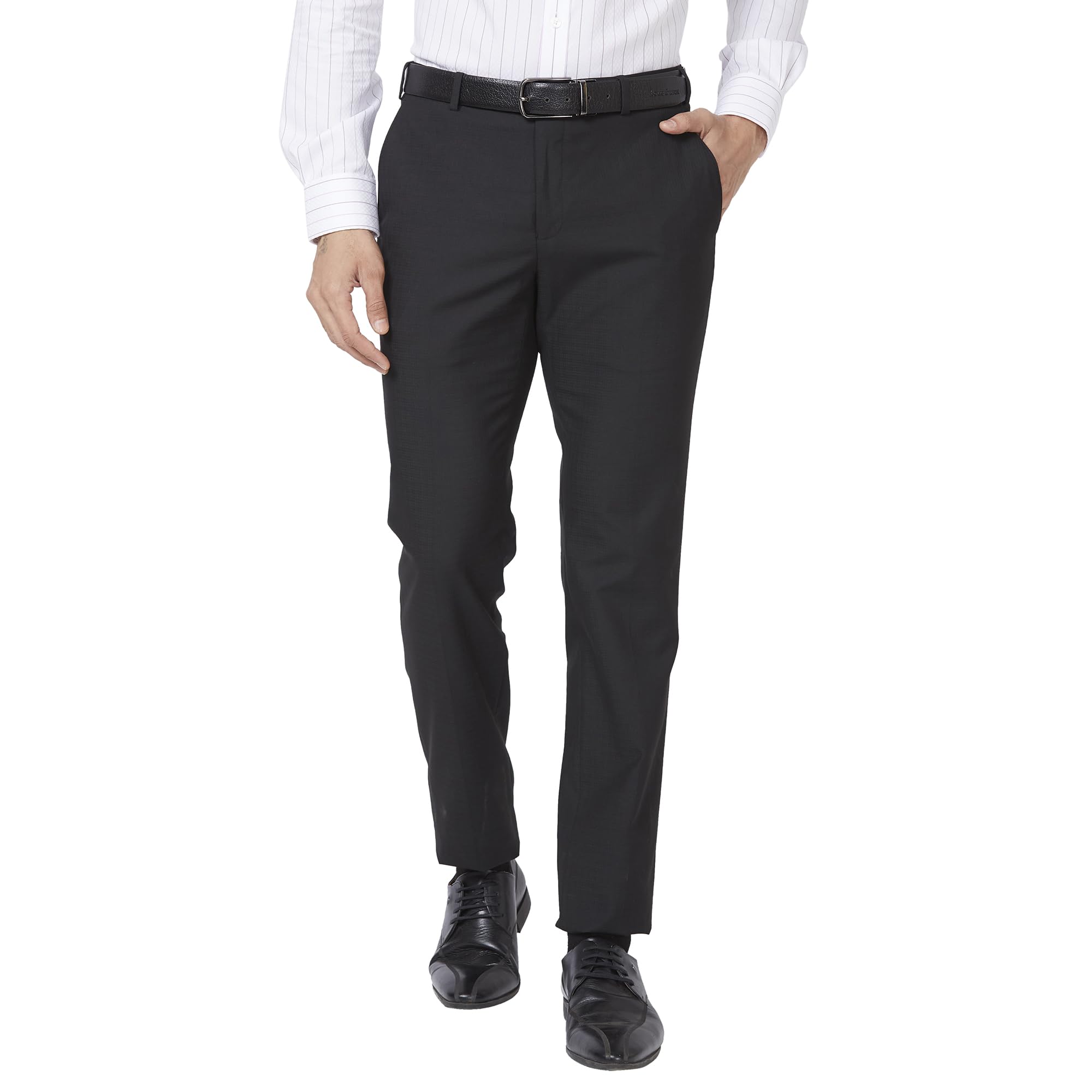 raymond Men's Slim Fit Mid Rise Trouser-picture-32