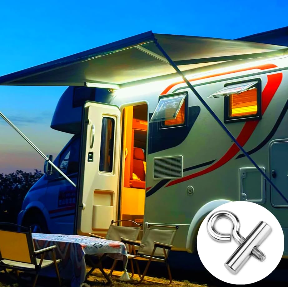 Ru-Mik Kederstopper Set - 10 Stück Edelstahl Für 8-10mm Schienen