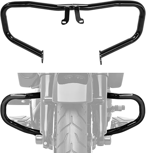 TCMT Barra de protección de motor cortada para Harley Touring Street Glide 2014-2023 Electra Glide Standard FLHT 19-22 Road King Special FLHRXS