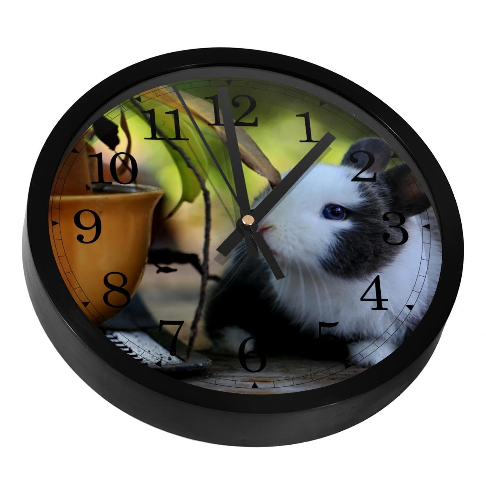 Horloge murale lapin pour décorer le salon et la cuisine avec style et douceur