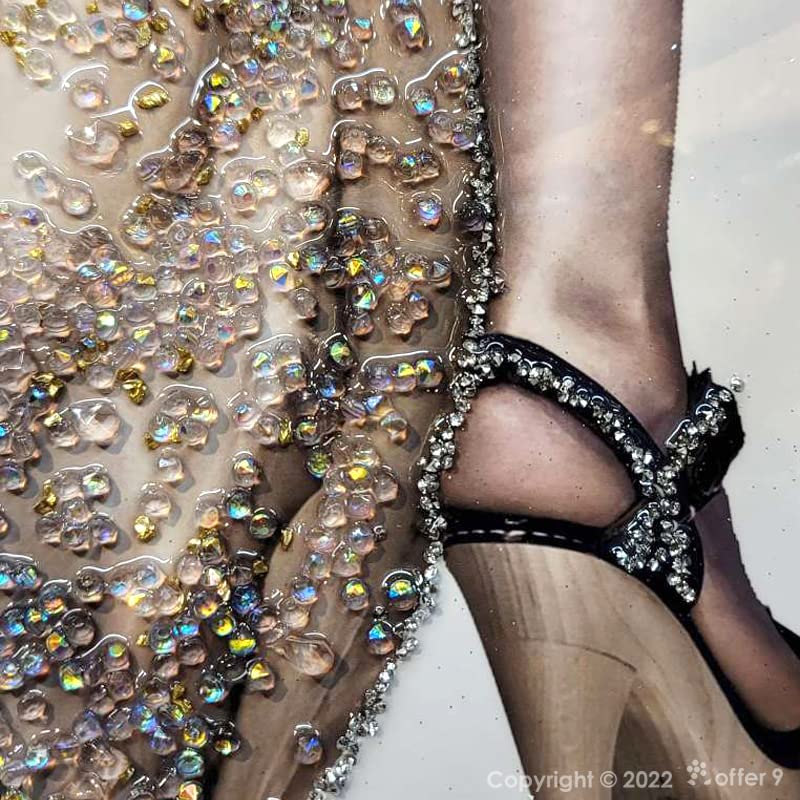 Amazon.co.jp: クリスタル アートパネル 水晶絵 インテリアフレーム