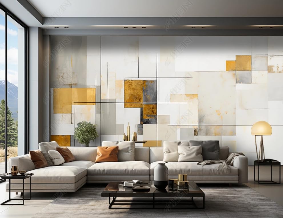 Papier peint intissé pour agrandir une pièce avec décors complexes